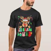 Teacher Christmas Funny 8th Grade Squad Reindeer G Tシャツ (正面)