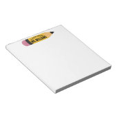 Teacher Classroom Pencil Custom Name ノートパッド (アングル)