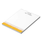 Teacher Classroom Pencil Custom Name ノートパッド (回転)