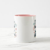 Teacher Coffee Mug – It Takes a Big Heart to Shape ツートーンマグカップ (中央)