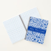 Teacher | Custom Floral Chinoiserie Wedding Bride ノートブック (内部)