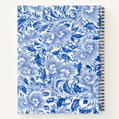 Teacher | Custom Floral Chinoiserie Wedding Bride ノートブック (裏面)