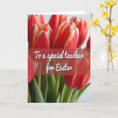 Teacher Easter Flower Card カード (黄色い花)