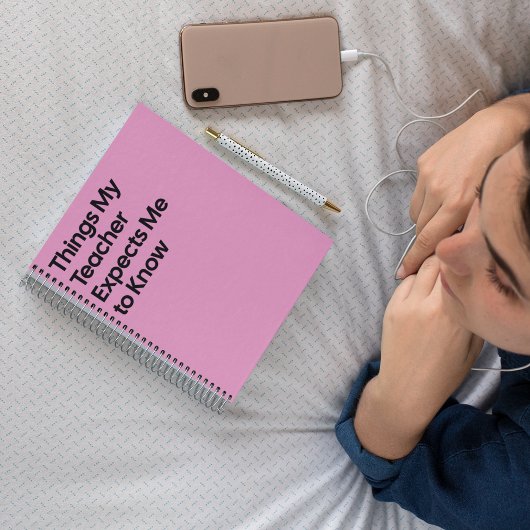 Teacher Expects Funny Notebook ノートブック