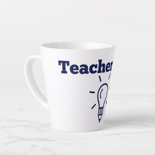 Teacher Fuel Mug カフェラテマグ (左アングル)
