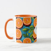 Teacher Fuel Orange – Personalized Coffee Mug マグカップ (左)