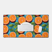 Teacher Fuel Orange – Personalized Desk Mat デスクマット (キーボード&マウス)
