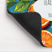 Teacher Fuel Orange – Personalized Mouse Pad マウスパッド (コーナー)