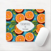 Teacher Fuel Orange – Personalized Mouse Pad マウスパッド (マウス)