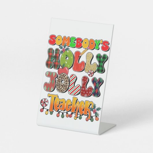 Teacher Gift | とても立派な先生 台座サイン (正面)