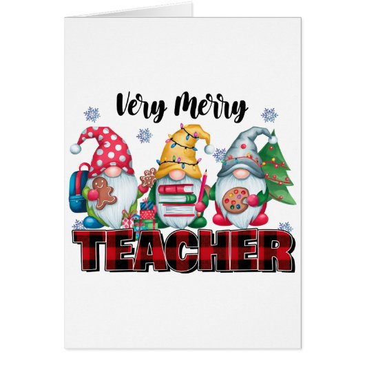 Teacher Gift | とても陽気な先生 (正面)