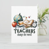 Teacher Gift | 世界を変える先生へ 招待状 (スタンド正面)