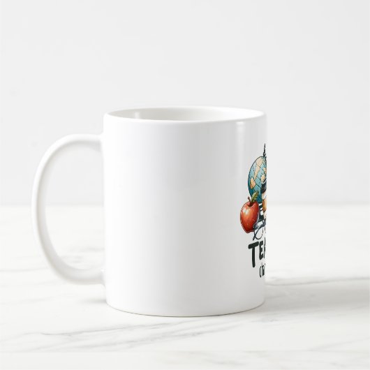 Teacher Gift | 先生は世界を変える コーヒーマグカップ (左)