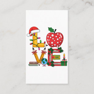 Teacher Gift   愛の鉛筆 アップル ブックス 名刺