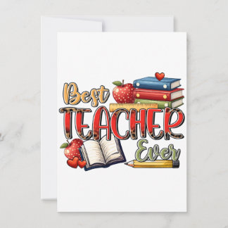 Teacher Gift | 最高の先生へ ノートカード