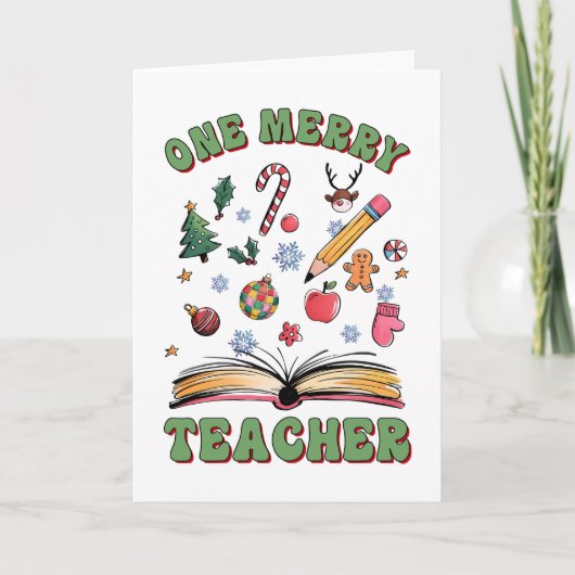 Teacher Gift | 楽しい先生 カード (正面)