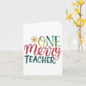 Teacher Gift | 楽しい先生 カード (黄色い花)