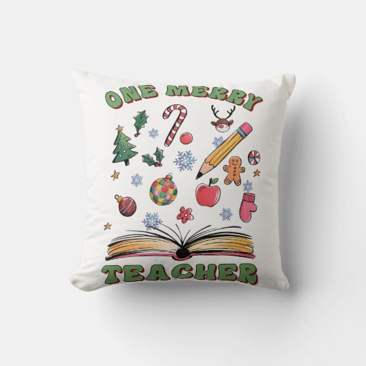 Teacher Gift | 楽しい先生 クッション (正面)