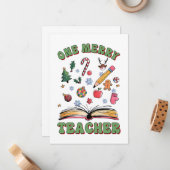 Teacher Gift | 楽しい先生 ノートカード (正面/裏面インサイチュ)