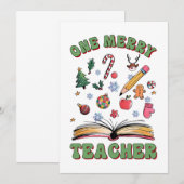 Teacher Gift | 楽しい先生 ノートカード (正面/裏面)