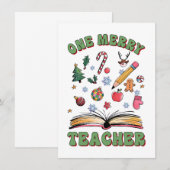 Teacher Gift | 楽しい先生 ノートカード (正面/裏面)