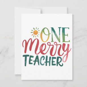 Teacher Gift 楽しい先生 ノートカード
