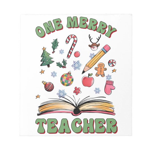 Teacher Gift | 楽しい先生 ノートパッド (正面)