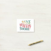 Teacher Gift | 楽しい先生 ポストイット (デスク上)