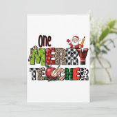 Teacher Gift | 楽しい先生 招待状 (スタンド正面)