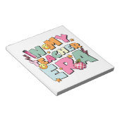 Teacher Gift | 私の教師時代 ノートパッド (アングル)