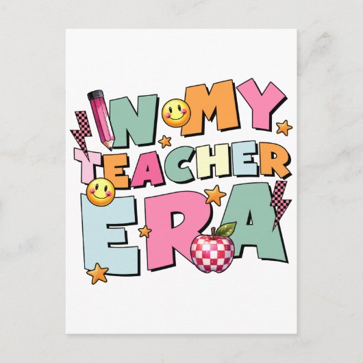 Teacher Gift | 私の教師時代 ポストカード (正面)