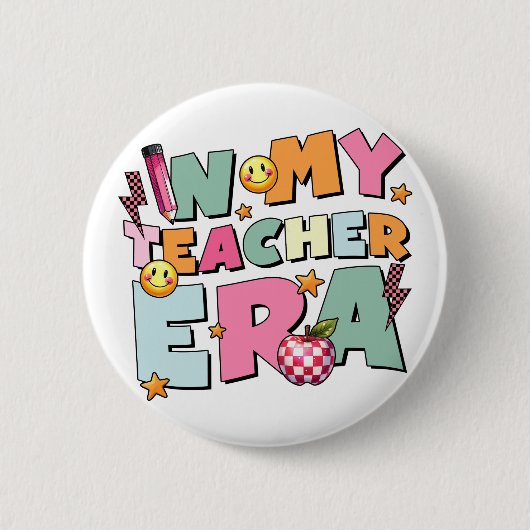 Teacher Gift | 私の教師時代 缶バッジ (正面)