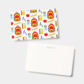 Teacher Gift | Apple Back To School バッジ (正面＆裏面)
