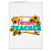 Teacher Gift | Blessed Teacher (正面)