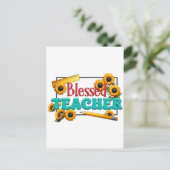 Teacher Gift | Blessed Teacher ポストカード (スタンド正面)