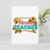 Teacher Gift | Blessed Teacher 招待状 (スタンド正面)