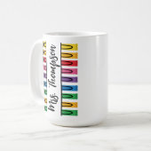 Teacher Gift - Personalized mug Gift for Teach コーヒーマグカップ (正面左)