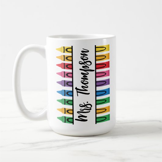 Teacher Gift - Personalized mug Gift for Teach コーヒーマグカップ (左)
