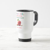 Teacher Gift - Travel Mug with Thank You Message トラベルマグ (正面右)
