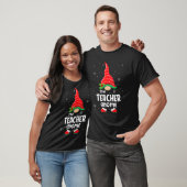 Teacher Gnome Matching Family Group Christmas Part Tシャツ (ユニセックス)