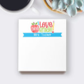 Teacher I Love My Class Any Grade Cute Apple ノートパッド