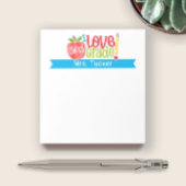 Teacher I Love My Class Any Grade Cute Apple ノートパッド