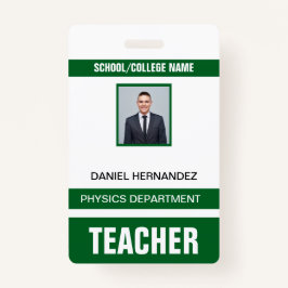 Teacher ID Card  バッジ