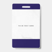 Teacher ID Card Name School Template Photo Badge バッジ (裏面)