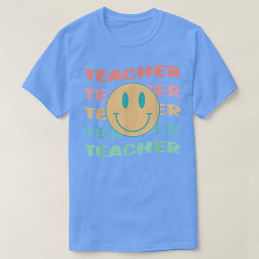 Teacher Inspirational Colorful Elementary Back To  Tシャツ (デザイン正面)
