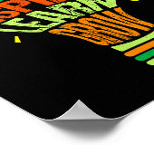 Teacher Insrational Definition Colorful Lightbulb  ポスター (角)