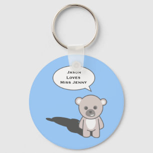 Teacher_Keychain1 (個人化して下さい) キーホルダー