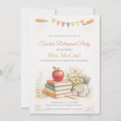 Teacher Legacy Honor Invitation 招待状 (正面)