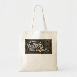 Teacher Life Chalkboard Coffee トートバッグ