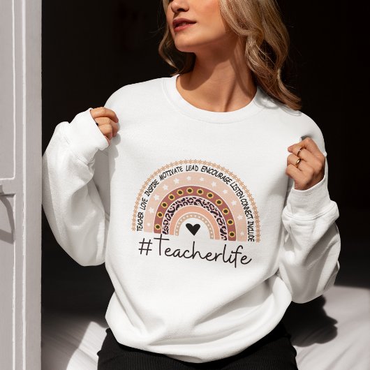 Teacher Life Cute Teacher スウェットシャツ